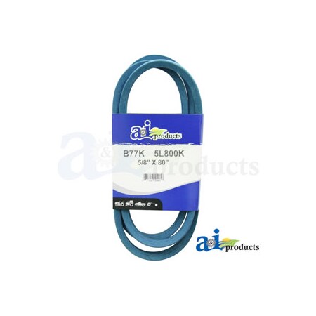 A & I Products Aramid Blue V-Belt (5/8" X 80" ) 12" x5" x1.5" A-B77K